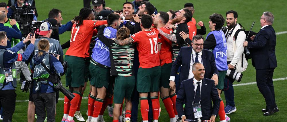 Jubel: Portugal ist nun Rekordsieger.