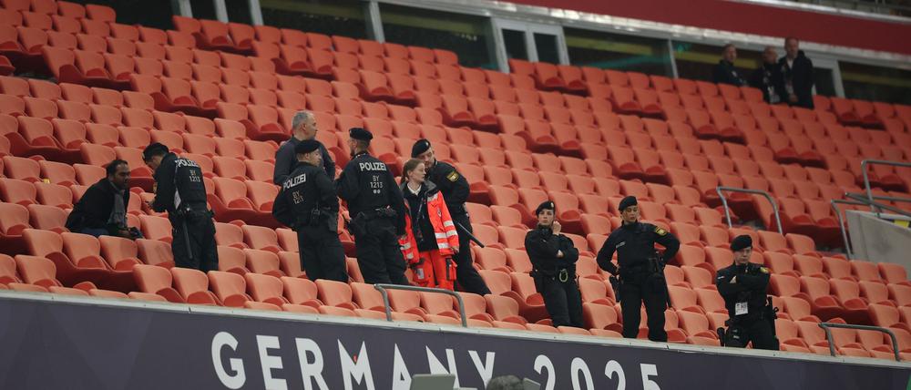 Während des Endspiels in München gab es einen Notfall.