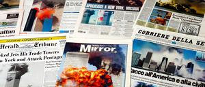 Die Schlagzeilen zur Terrorattacke am 11. September 2001 in den USA leisteten dem militärischen Gegenschlag Vorschub.