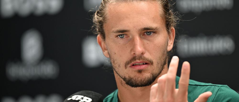 Alexander Zverev verteidigte sich in Stuttgart gegen seine Kritiker.
