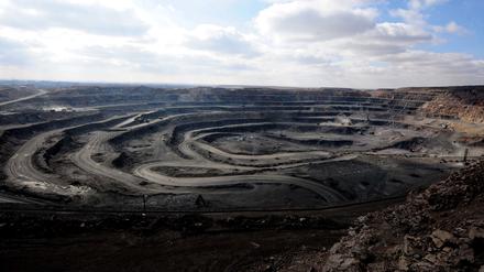 Die Bayan-Obo-Mine für seltene Erden in der Inneren Mongolei. China hatte im April spezielle Regelungen für den Umgang mit den Metallen erlassen. 
