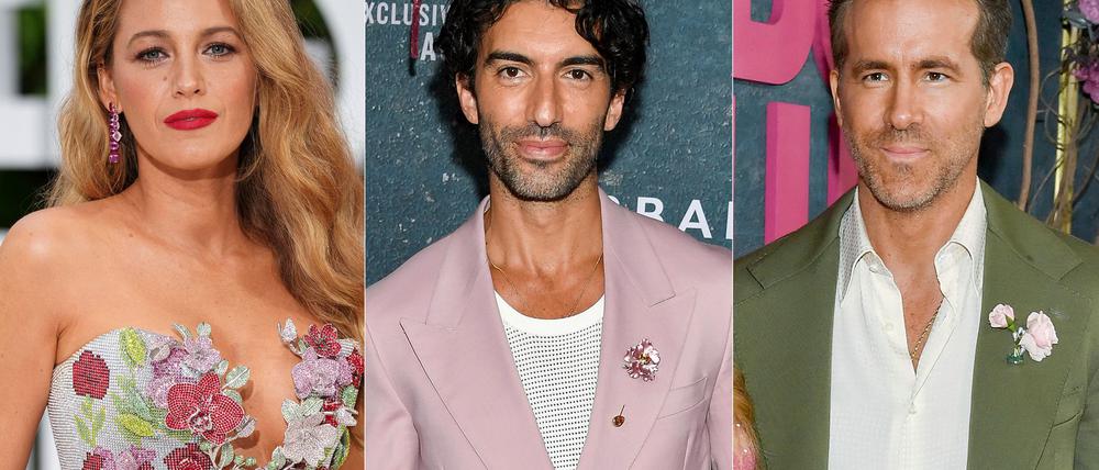 Die Verleumdungsklage von Justin Baldoni (Mitte) gegen BlakeLively (links) und Ryan Reynolds (rechts) wurde abgewiesen. (Archivbilder)