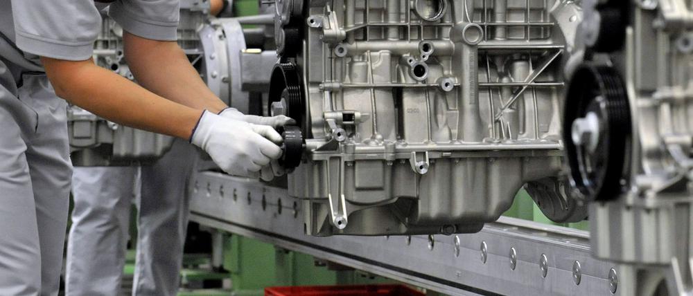 Deutsche Autozulieferer schätzen die eigene Lage zumeist deutlich besser ein als die der Brache. IArchivfoto)