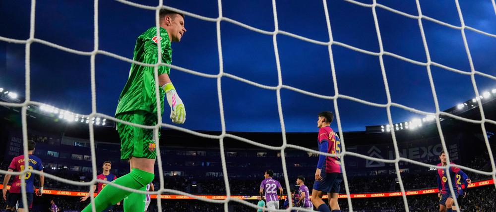  Marc-André ter Stegen musste sich in Barcelona zuletzt hinten anstellen.