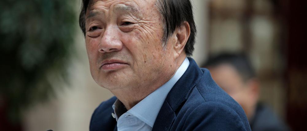 Huawei liegt laut Gründer Ren Zhengfei bei Chips noch eine Generation hinter den USA zurück. (Archivbild). 