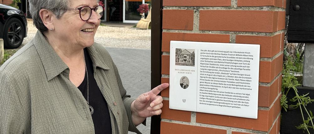 Monika Hemmer aus Hirschgarten - Sie wurde gerade mit der Bürgermedaille geehrt.