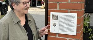 Monika Hemmer aus Hirschgarten - Sie wurde gerade mit der Bürgermedaille geehrt.