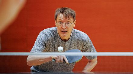 Flink an der Platte: Ex-Gesundheitsminister Karl Lauterbach (SPD).