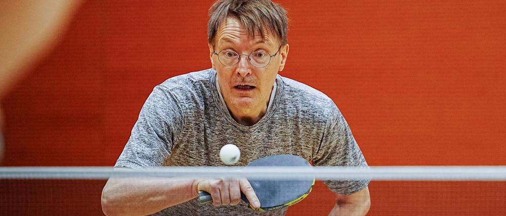 Flink an der Platte: Ex-Gesundheitsminister Karl Lauterbach (SPD).