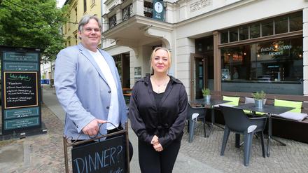 Markus Thormeyer und Rebecca Abbassi vom Fabis.