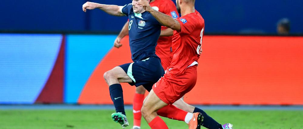 Connor Metcalfe (blau) sicherte sich mit Australien das WM-Ticket