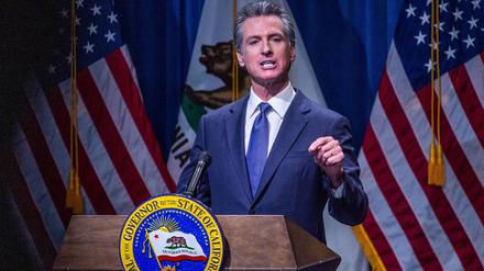 Der kalifornische Gouverneur Gavin Newsom.