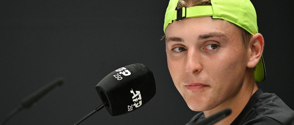 Justin Engel bestreitet am Donnerstag sein Achtelfinale in Stuttgart.
