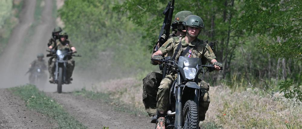 Soldaten der russischen Armee.