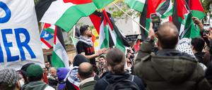 Propalästinensische Demonstration am 15. Mai in Berlin. 