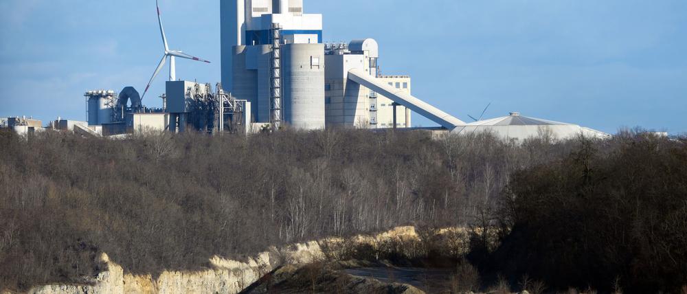 Bei Cemex in Rüdersdorf ist ein Projekt zur CO2-Abscheidung geplant. (Archiv)