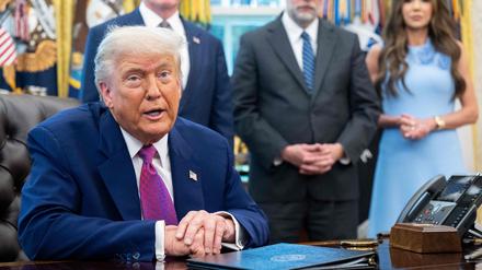 Donald Trump im Oval Office