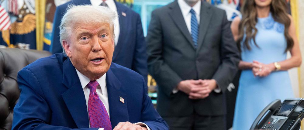 Donald Trump im Oval Office