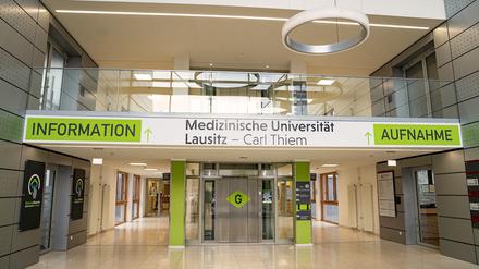 Die Medizinische Universität Lausitz Carl Thiem in Cottbus. 
