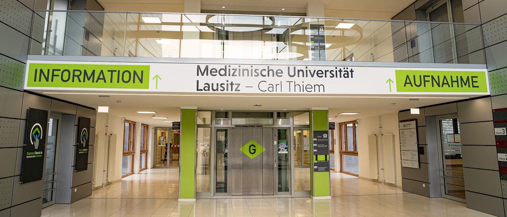 Die Medizinische Universität Lausitz Carl Thiem in Cottbus. 