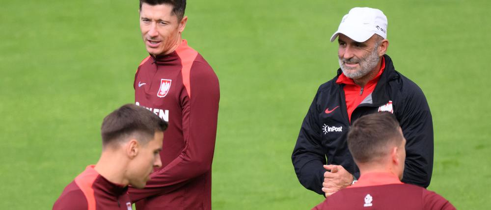 Sind keine Freunde mehr: Robert Lewandowski und Nationaltrainer Michal Probierz