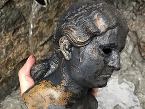 Büste einer etruskischen Dame aus dem 1. Jahrhundert, gefunden im italienischen San Casciano