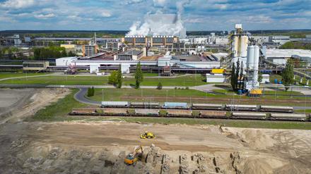 Die Leag bereitet im Industriepark Schwarze Pumpe den Bau eines neuen Gaskraftwerkes vor. (Archivbild )