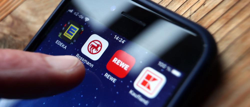 Die Bonus-Apps der Handelsketten werden von vielen Kunden genutzt.