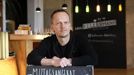 Uwe Kellermann, Inhaber des Cafés Kellermann in Babelsberg.