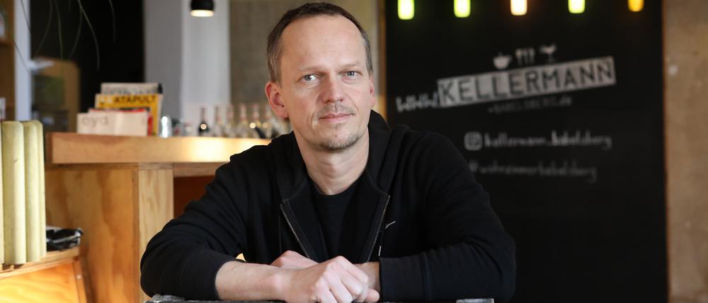Uwe Kellermann, Inhaber des Cafés Kellermann in Babelsberg.