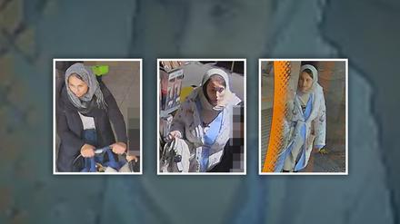 Diese Frau soll Kinder dazu gebracht haben, Waren aus einem Geschäft in Charlottenburg zu stehlen. 