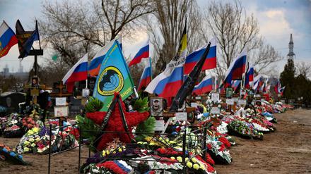 Russland selbst macht keine Angaben zu seinen getöteten und verletzten Soldaten im Angriffskrieg gegen die Ukraine. (Archivbild)