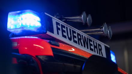 Ein Einsatzfahrzeug der Feuerwehr (Symbolbild).