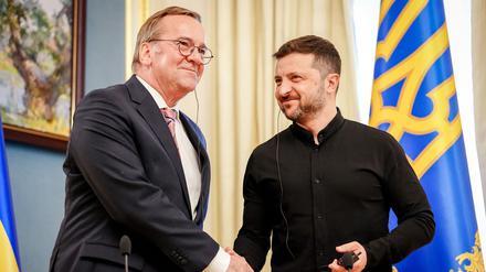 Ukraine-Krieg - Pistorius in Kiew