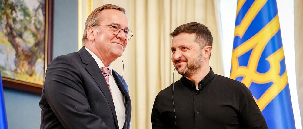 Ukraine-Krieg - Pistorius in Kiew