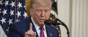 US-Präsident Donald Trump im Weißen Haus.