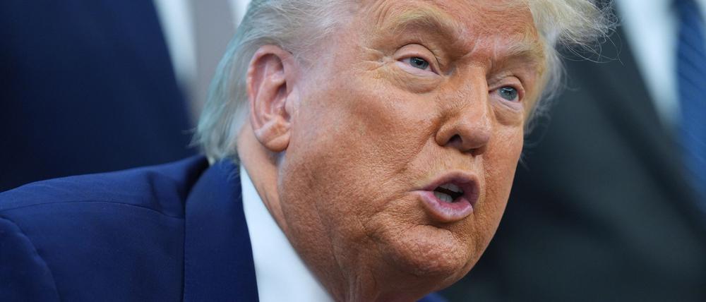 Der US-Präsident deutet einen Kurswechsel in seiner Migrationspolitik an. (Archivbild)
