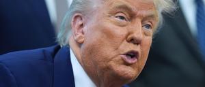 Der US-Präsident deutet einen Kurswechsel in seiner Migrationspolitik an. (Archivbild)