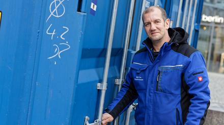 In der Kopenhagener Straße arbeitet Marco Gellrich heute als Hausmeister für die Berliner Stadtmission.