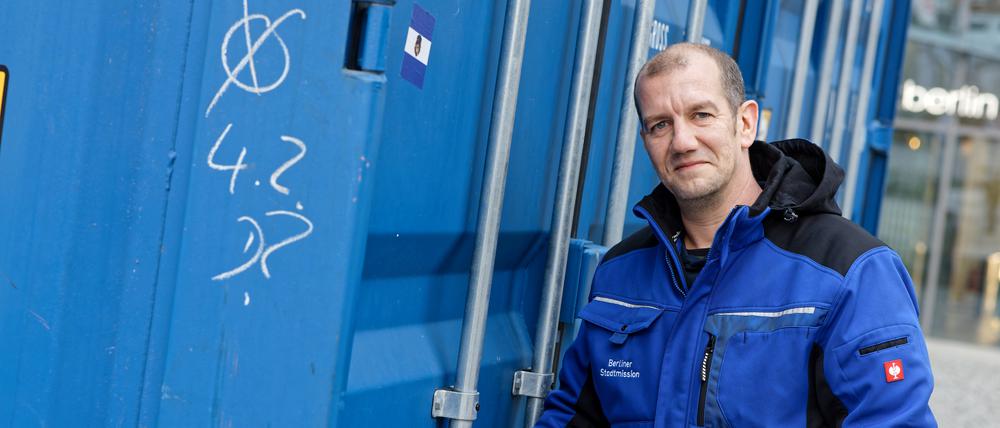 In der Kopenhagener Straße arbeitet Marco Gellrich heute als Hausmeister für die Berliner Stadtmission.