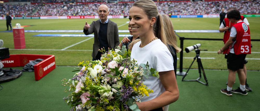 Melanie Leupolz beendet ihre Laufbahn als Fußballerin.