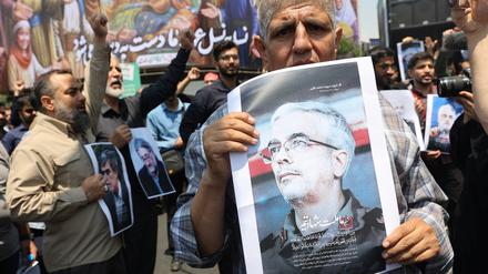 Anti-israelische Proteste in Teheran nach den Angriffen