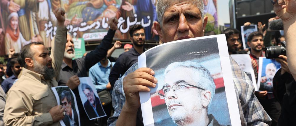 Anti-israelische Proteste in Teheran nach den Angriffen