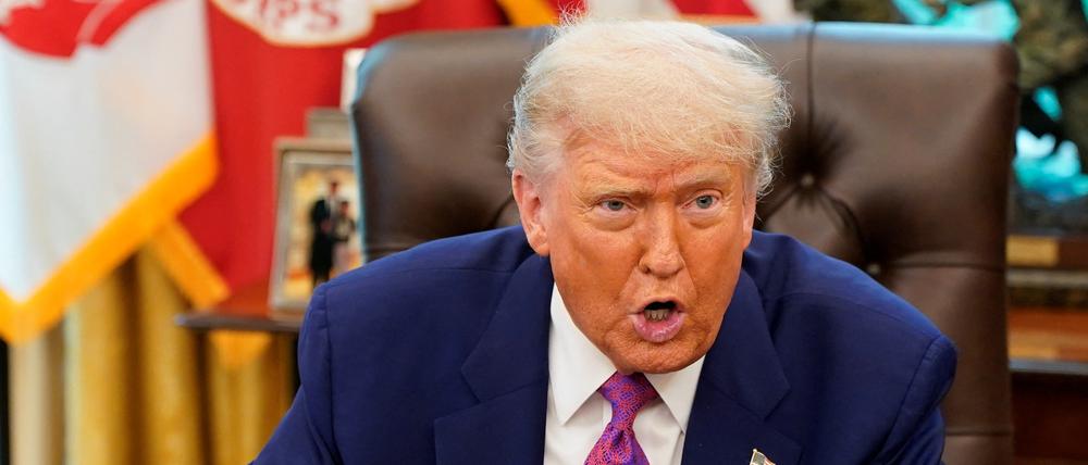 US-Präsident Donald Trump hat den Iran eindringlich zu einem Abkommen aufgerufen (Symbolbild).