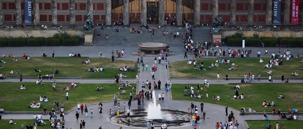 Attraktion Altes Museum: Laut Umfragen kommt die Besucher der Museen, Gedenkstätten und Schlösser zu 80 Prozent von auswärts.