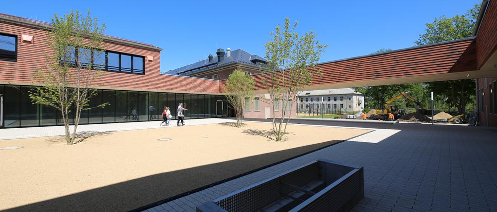 Schöner Schulhof: Der Schulcampus in Krampnitz