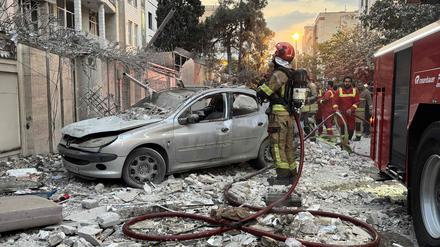 Attacke im Morgengrauen: Israel bombardierte auch Ziele in Teheran.