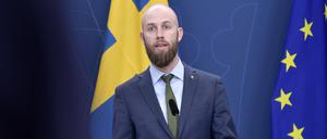 Der zuständige schwedische Minister Carl-Oskar Bohlin.