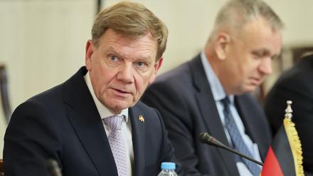 Außenminister Johann Wadephul (CDU) musste seinen geplanten Israelbesuch zunächst absagen.