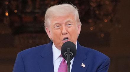 Trump schaltet einen Gang zurück (Archivbild).
